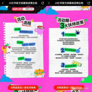 小红书本地生活团购服务“探照灯计划”正式上线，探店博主可通过短视频变现-黑马创业网
