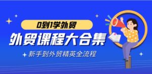 （9017期）外贸-课程大合集，0到1学外贸，新手到外贸精英全流程（180节课）-黑马创业网
