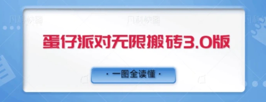 蛋仔派对无限搬砖3.0版日+500-黑马创业网