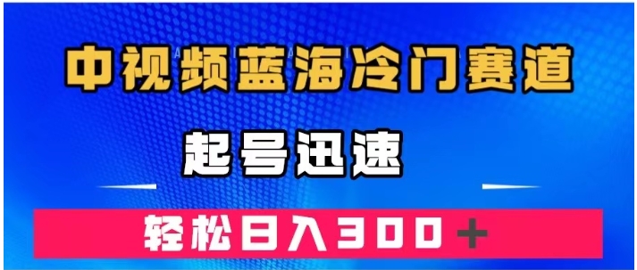 中视频蓝海冷门赛道，韩国视频奇闻解说，起号迅速，日入300＋-黑马创业网