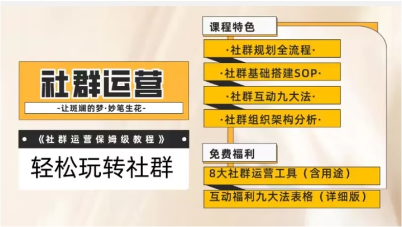 【社群运营】保姆式教程：九大互动法，八款社群运营工具助你轻松玩转社群【揭秘】-黑马创业网