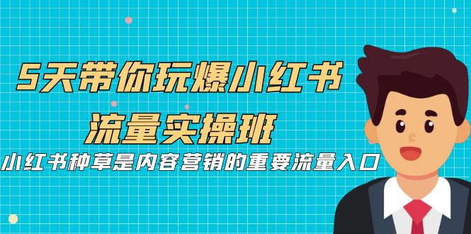 5天带你玩爆小红书流量实操班，小红书种草是内容营销的重要流量入口-黑马创业网