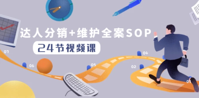 达人分销+维护全案SOP实操运营，快速做好达人分发和达人维护-黑马创业网