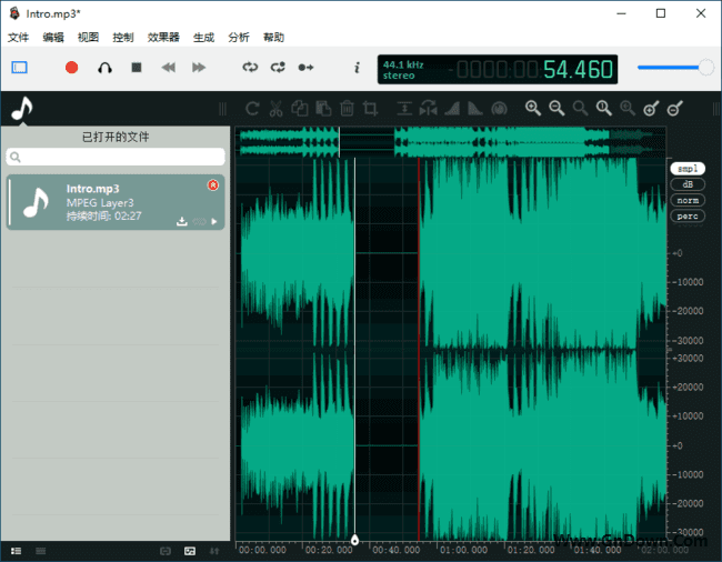 ocenaudio(录音和音频编辑软件)v3.14.10多语便携版-黑马创业网
