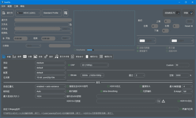 FastFlix5.9.0中文绿色版高效的视频文件转换和处理软件-黑马创业网