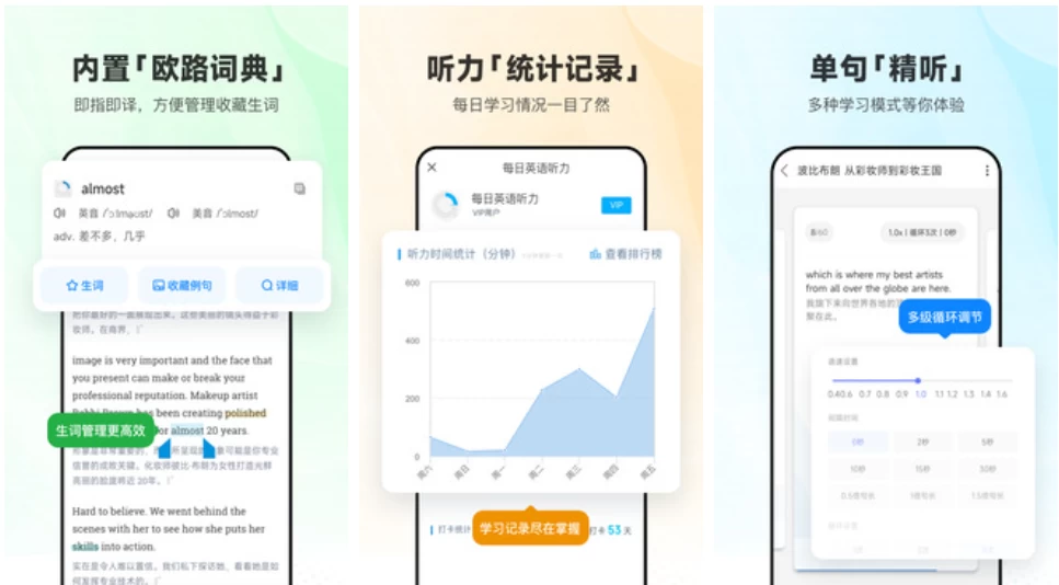 每日英语听力v11.3.0专为英语学习者设计的手机应用，解锁会员版-黑马创业网