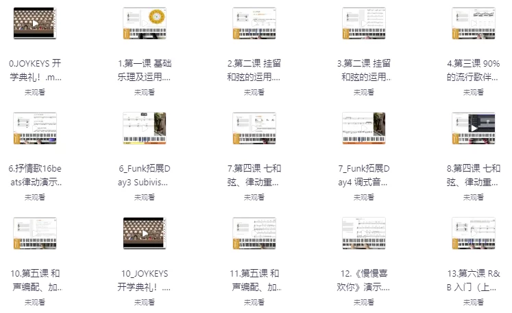 朱茵琪JOYKEYS现代键盘课程-黑马创业网