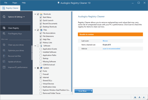 AuslogicsRegistryCleaner(注册表清理工具)v11.0.0.0便携版-黑马创业网